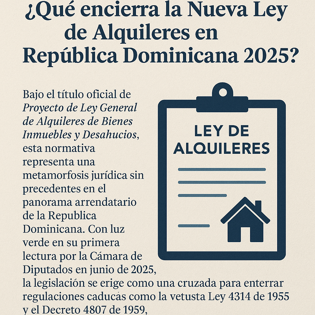 Nueva Ley de Alquileres RD 2025