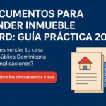 Documentos para vender inmueble